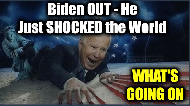 Biden Out – He Just Shocked the World!!! What’s Going On