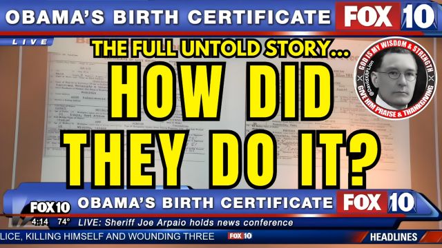 David XRPLion Unbelievable! Fake Obama Birth Certificate - How Did They Do It? Must Watch Trump News