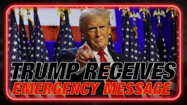 President Trump Receives An Emergency Message From Alex Jones Concerning The Future Of Our Republic 2024